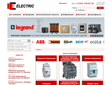 Tablet Screenshot of ec-electric.ru